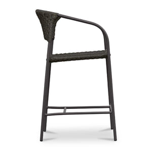 Modern European furniture - Basketweave Outdoor Counter Chair - www.oroa.com