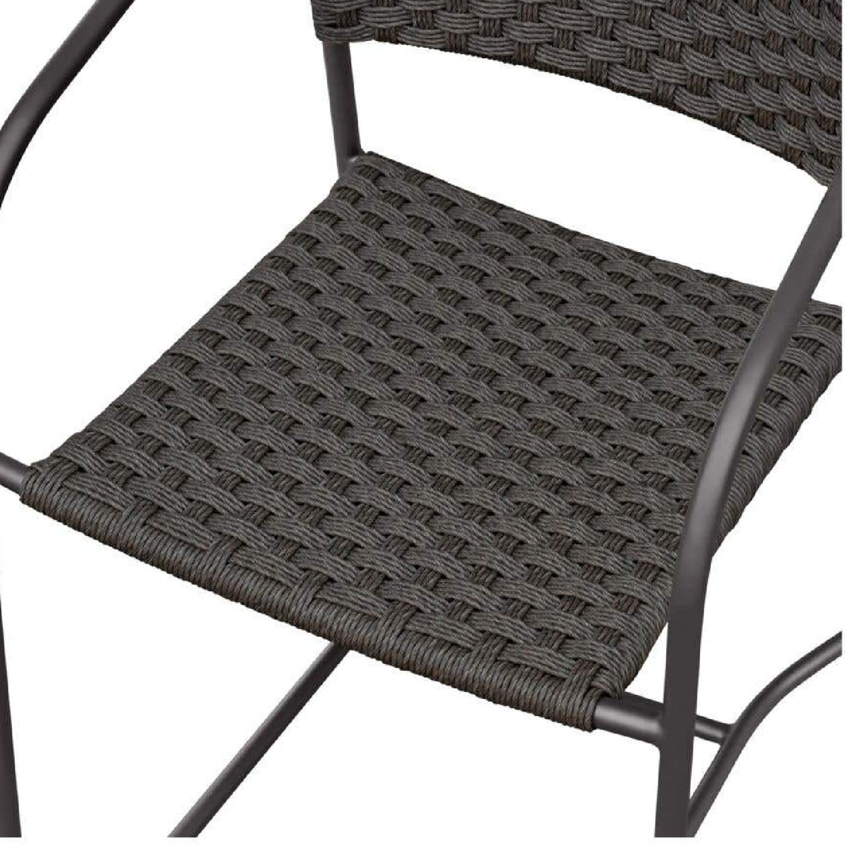 Modern European furniture - Basketweave Outdoor Counter Chair - www.oroa.com