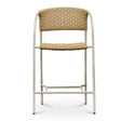 Modern European furniture - Basketweave Outdoor Counter Chair - www.oroa.com