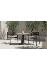 Modern European furniture - Basketweave Outdoor Dining Chairs (2) - www.oroa.com