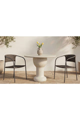 Modern European furniture - Basketweave Outdoor Dining Chairs (2) - www.oroa.com