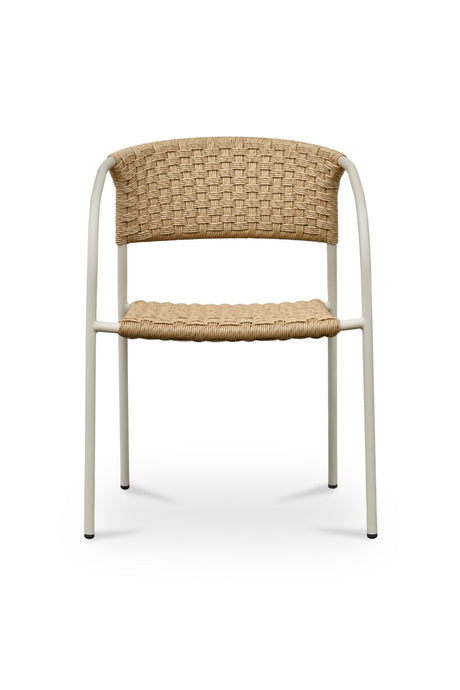 Modern European furniture - Basketweave Outdoor Dining Chairs (2) - www.oroa.com