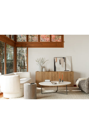   Modern European furniture - White Marble Coffee Table - www.oroa.com | Oroa.com