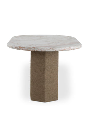 Jute-Wrapped Base Dining Table | Novi Living Sartoria