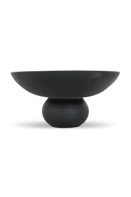 Modern European furniture - Black Terracotta Decorative Bowl- www.oroa.com