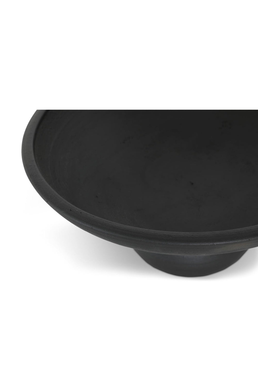 Modern European furniture - Black Terracotta Decorative Bowl- www.oroa.com