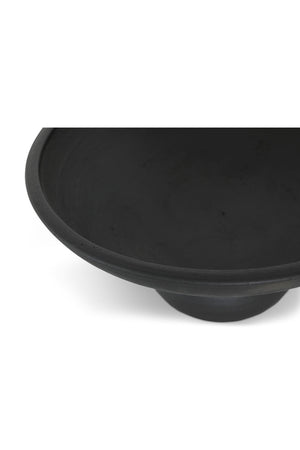 Modern European furniture - Black Terracotta Decorative Bowl- www.oroa.com