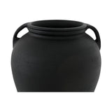 Modern European furniture - Black Terracotta Vase - www.oroa.com