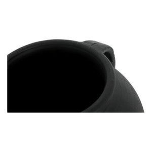 Modern European furniture - Black Terracotta Vase - www.oroa.com