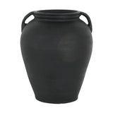 Modern European furniture - Black Terracotta Vase - www.oroa.com