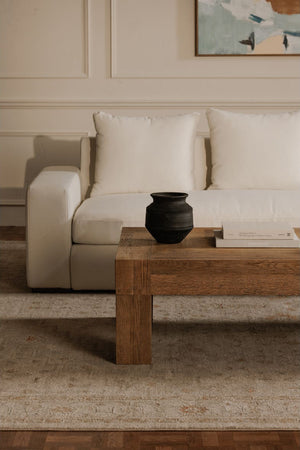 Modern European furniture - Black Terracotta Vessel - www.oroa.com
