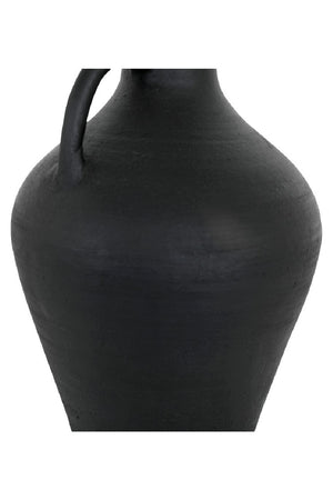 Modern European furniture - Black Terracotta Vase - www.oroa.com