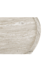 Modern European furniture - Round Marble Tray Coffee Table - www.oroa.com