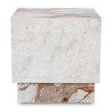 Modern European furniture - Italian Marble Square Side Table - www.oroa.com