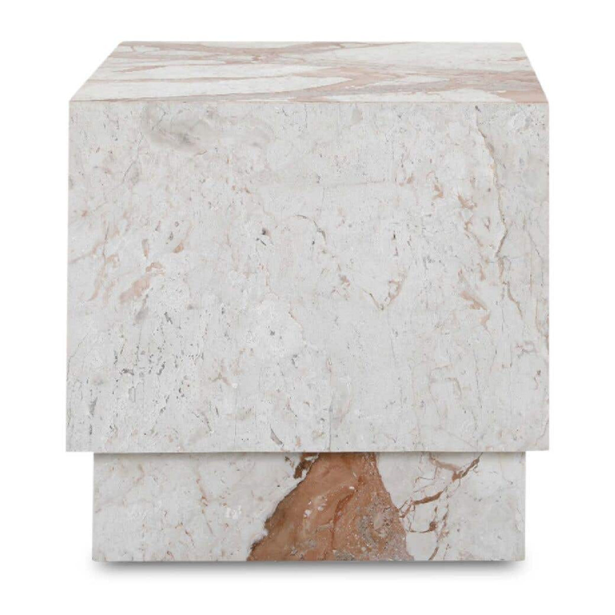 Modern European furniture - Italian Marble Square Side Table - www.oroa.com