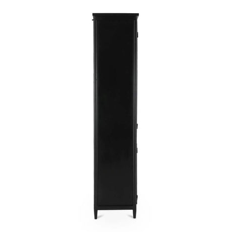 Modern or European furniture - Black Metal 4-Door Tall Cabinet - www.oroa.com