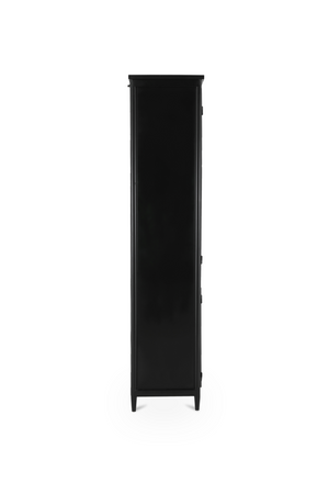 Black Metal 4-Door Cabinet | Novi Living Henry | Oroa.com