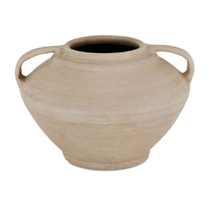   Beige Terracotta Classic Vase | Oroa.com