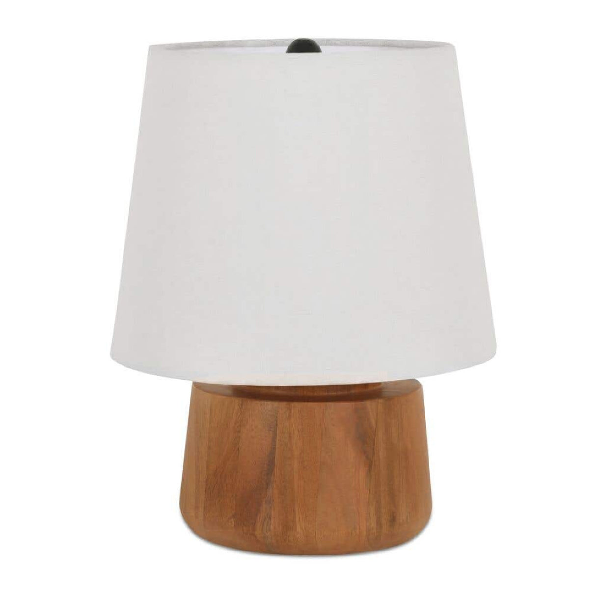 White Fabric Table Lamp | Novi Living Bibi