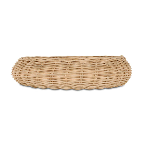 Modern European furniture - Natural Woven Wicker Bowl - www.oroa.com
