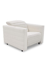Modern European furniture - Channeled Recliner Lounge Chair - www.oroa.com