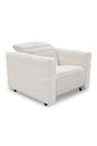 Modern European furniture - Channeled Recliner Lounge Chair - www.oroa.com