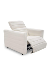 Modern European furniture - Channeled Recliner Lounge Chair - www.oroa.com