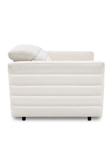 Modern European furniture - Channeled Recliner Lounge Chair - www.oroa.com