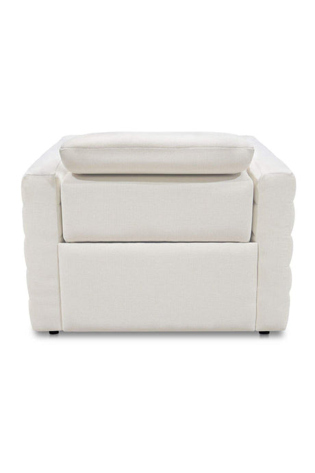 Modern European furniture - Channeled Recliner Lounge Chair - www.oroa.com