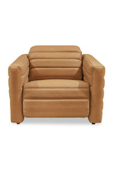 Modern European furniture - Channeled Recliner Lounge Chair - www.oroa.com