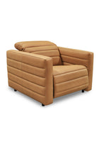 Modern European furniture - Channeled Recliner Lounge Chair - www.oroa.com
