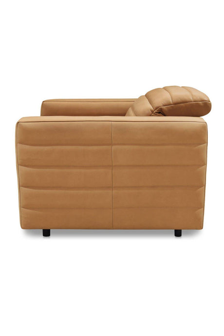 Modern European furniture - Channeled Recliner Lounge Chair - www.oroa.com