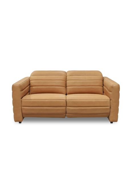 Modern European furniture - Channeled Power Recliner Sofa - www.oroa.com