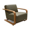 Modern European furniture - Oak Framed Lounge Chair - www.oroa.com