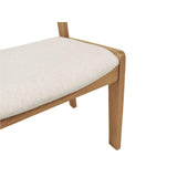 Modern or European furniture - Oak Framed Tan Leather Dining Chairs (2) - www.oroa.com