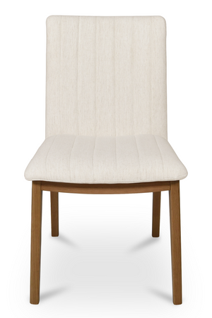 Cream Padded Dining Chairs (2) | Novi Living Demi | Oroa.com