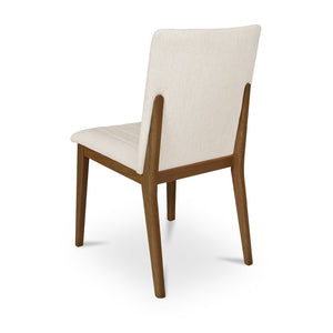   Modern European furniture - Cream Padded Dining Chairs (2) - www.oroa.com | Oroa.com