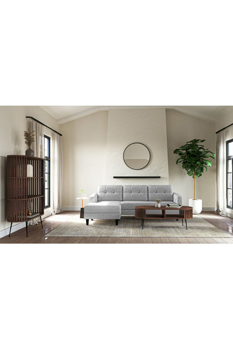 Modern European furniture - White Marble Accent Table - www.oroa.com