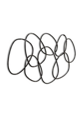 Modern European furniture - Interlocking Bronze Ring Wall Decor - www.oroa.com
