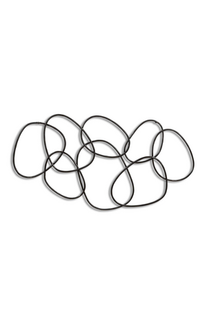 Interlocking Bronze Ring Wall Decor | Novi Living Coro | Oroa.com