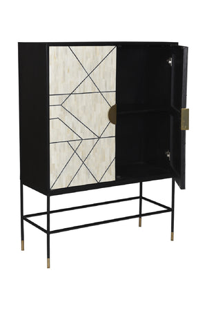 Modern European furniture - Cream 2-Door Cabinet - www.oroa.com