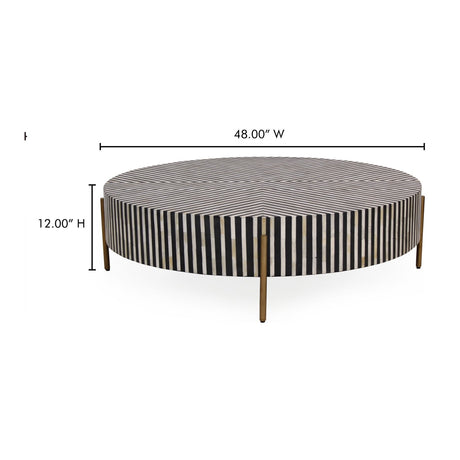 Modern European furniture - Round Art Deco Coffee Table - www.oroa.com