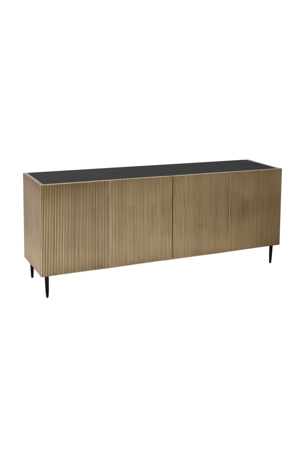 Antique Brass 2-Door Sideboard | Novi Living Brogan | Oroa.com