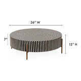 Modern European furniture - Round Art Deco Coffee Table - www.oroa.com