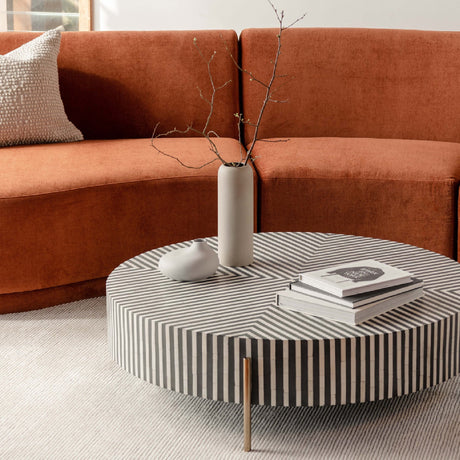 Modern European furniture - Round Art Deco Coffee Table - www.oroa.com