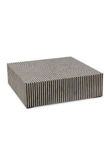 Modern European furniture - Black & White Bone Coffee Table - www.oroa.com