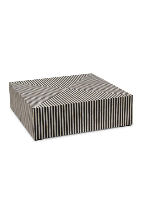 Modern European furniture - Black & White Bone Coffee Table - www.oroa.com