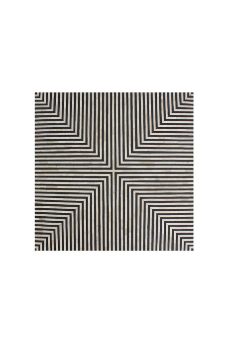 Modern European furniture - Black & White Bone Coffee Table - www.oroa.com