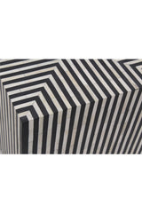 Modern European furniture - Black & White Bone Side Table - www.oroa.com