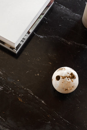 Black Marble Round Coffee Table | Novi Living Ritual | Oroa.com